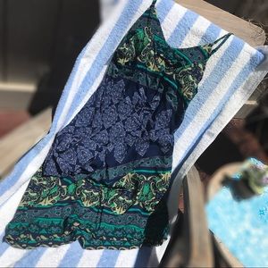 Batik Tropical Maxi Sundress